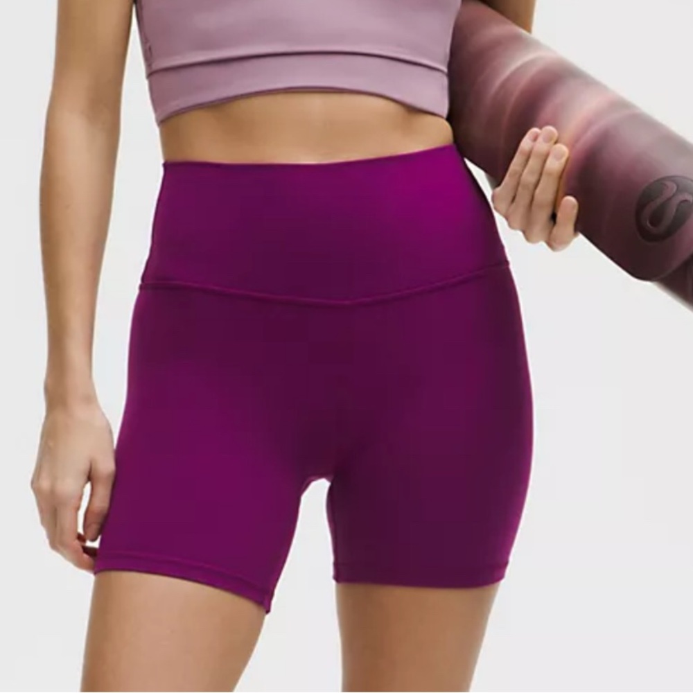 lululemon Align High-Rise Short 6" Vivid Plum